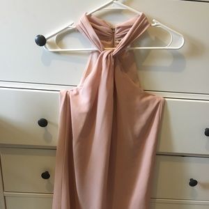 Nude pink dress